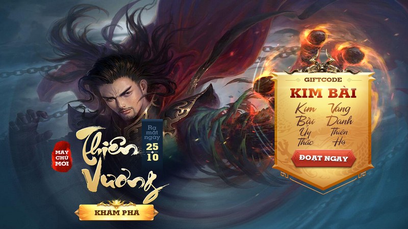 Ngạo Kiếm Vô Song 2: Thiên Vương ra mắt, tặng code “Kim Bài” tăng cấp nhanh, full trang bị hiếm 8x