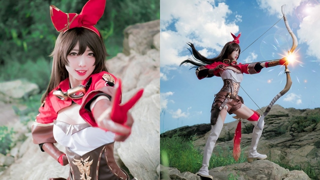 Mê mẩn với bộ ảnh cosplay Amber cực kỳ xinh đẹp trong Genshin Impact