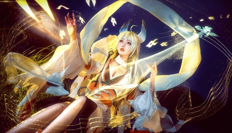 Chiêm ngưỡng bộ ảnh cosplay Kinnara - Khẩn Na La trong Onmyoji đẹp hết nấc