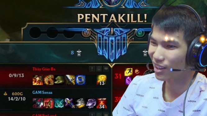 LMHT: Sena tỏa sáng với Pentakill, gánh Thầy Giáo Ba 0/9/13