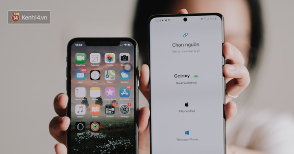 Hướng dẫn chuyển dữ liệu từ iPhone sang điện thoại Galaxy cực đơn giản