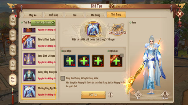 Thả câu ở Thiên Thủy Loan – Thú vui tao nhã gần đây của game thủ Tân Thiên Long Mobile