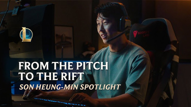 Fan thích thú khi siêu sao bóng đá Son Heung-min chính thức tham gia quảng bá LMHT - ESPORT