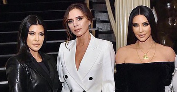 Màn đọ sắc cực hiếm giữa Victoria Beckham và chị em Kim 