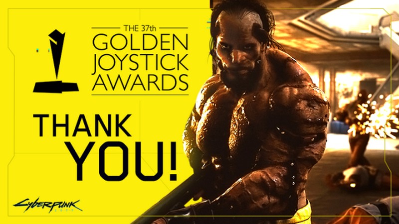 Đả bại cả loạt siêu phẩm, Cyberpunk 2077 vẫn là “Game được khao khát nhất năm” tại Golden Joystick