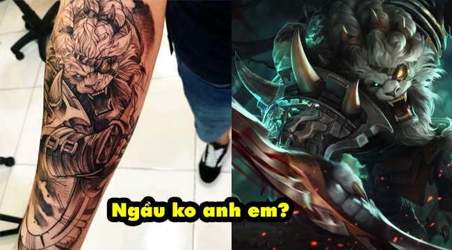 LMHT: Game thủ Việt nhận vơ hình xăm Rengar của người ta thành của mình bị ném đá tơi tả