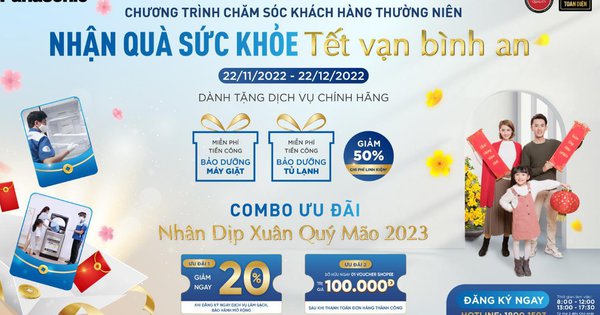 Rủ nhau bảo dưỡng đồ gia dụng cuối năm với gói bảo dưỡng chuẩn Nhật từ Panasonic