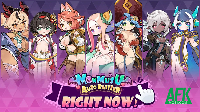 Monmusu Girls: Autobattler cho bạn được tập hợp các cô nàng quái vật ngộ nghĩnh