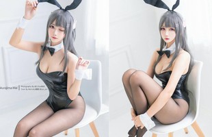 Ngắm đôi chân dài miên man của nàng Bunny girl mà chỉ biết 