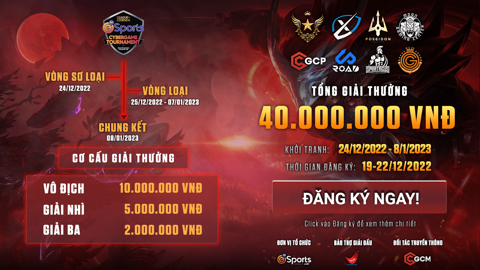 ECT 2022 - Hệ thống giải đấu eSports bán chuyên chính thức mở đăng ký