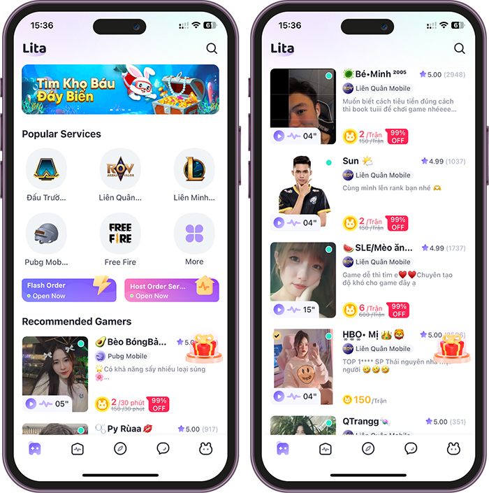 Một loạt cái tên hot cùng xuất hiện trên App Lita vào dịp Giáng sinh 2023