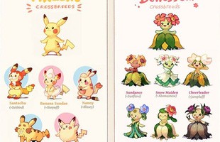 Nhân chéo giống loài, các Pokemon thế hệ mới được tạo ra không những phong phú còn đẹp quên sầu