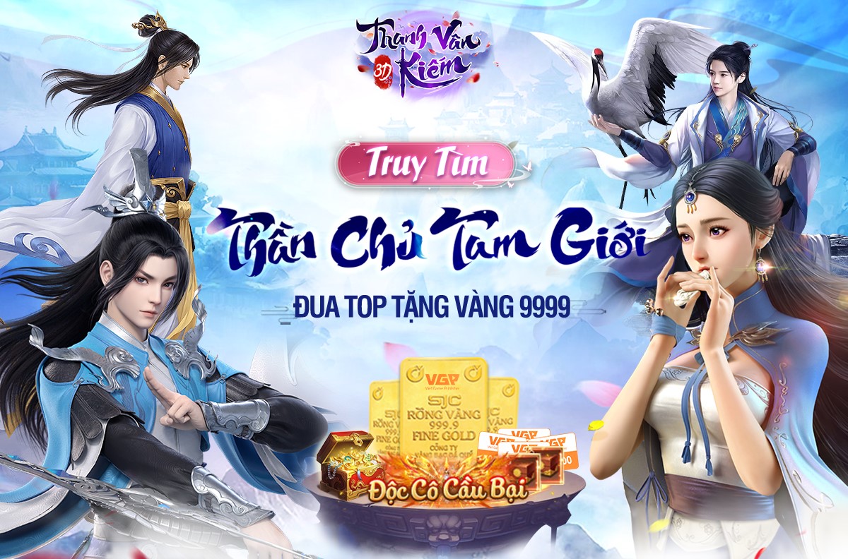 Thanh Vân Kiếm 3D khai mở phiên bản Open Beta vào 10h sáng hôm nay (17/3/2022) – chơi game ngay cùng dàn hot tiktoker