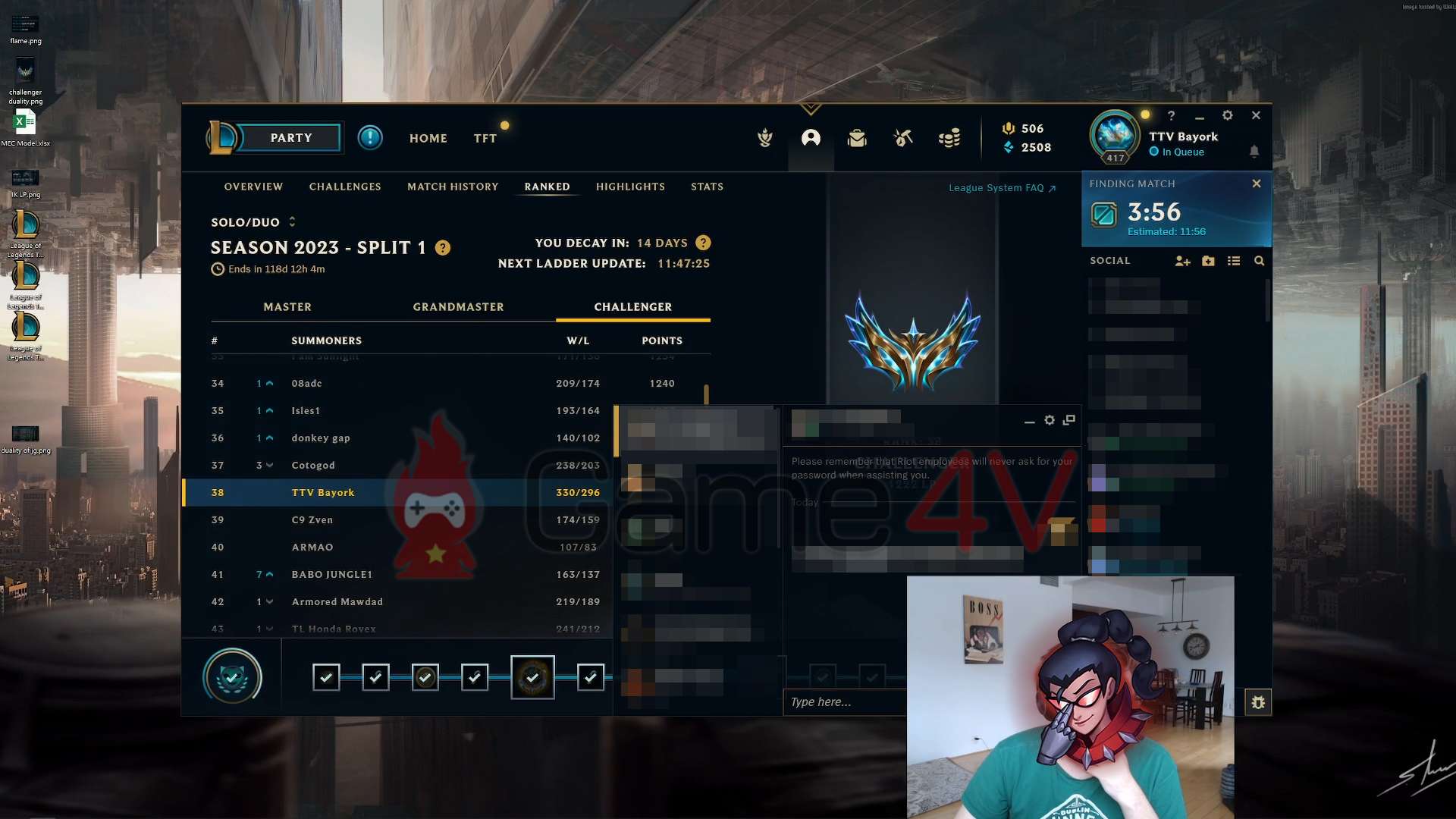 LMHT: Streamer Thách Đấu ở Champions Queue dùng tool mà không bị Riot ban?