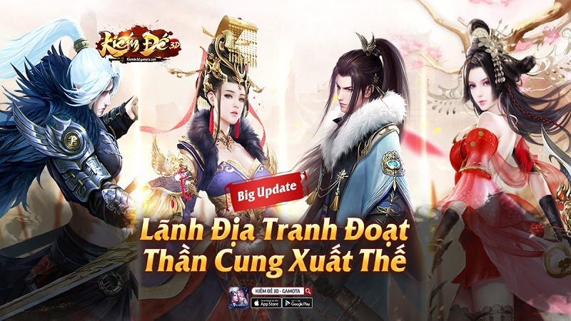 Game thủ Kiếm Đế 3D nhộn nhịp khoe hình ảnh siêu xịn sau Big Update