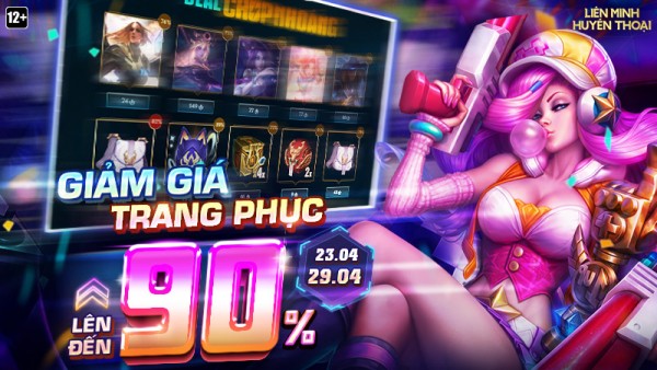 Tham gia “Deal Chớp Nhoáng” – Hốt skin tướng tủ, giảm giá đến 90% từ 23/04 đến 29/04