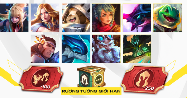 Hot: Garena chơi lớn, game thủ sẽ được nhận miễn phí 10 tướng khi xem livestream Playoffs Đấu Trường Danh Vọng mùa Xuân 2021