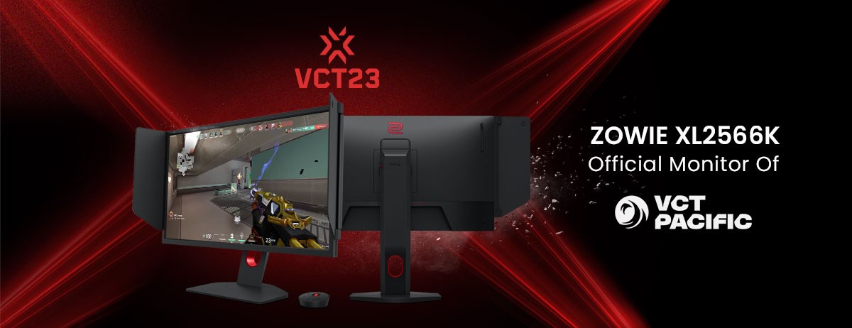 ZOWIE XL2566K trở thành màn hình chính thức của VALORANT Champions Tour Pacific 2023 - 2024