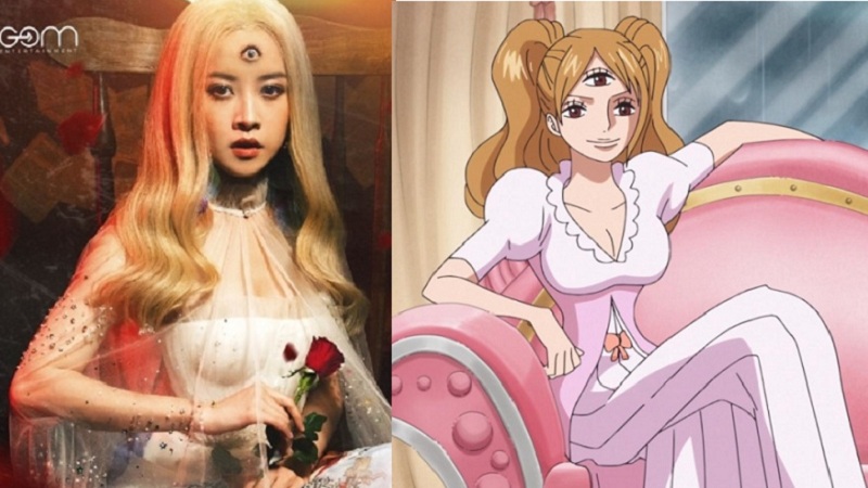 Fan One Piece tố Chi Pu đạo tạo hình nhân vật  Charlotte Pudding trong MV mới?