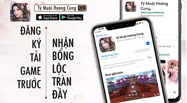 Tỷ Muội Hoàng Cung VNG chính thức mở đăng ký trước