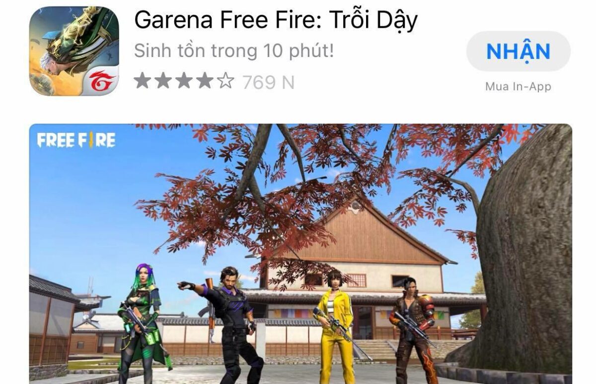 chơi game free fire miễn phí không cần tải về