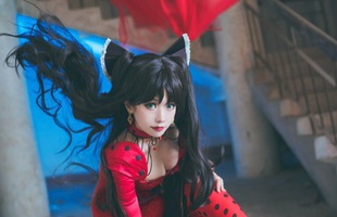 Cosplay thiếu nữ Rin Tohsaka tuyệt đẹp trong Fate/Grand Order