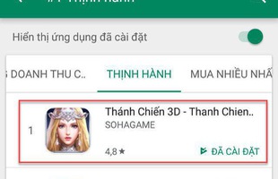 Thánh Chiến 3D: Bom tấn MMORPG Hàn Quốc chính thức đạt Top 1 thịnh hành CH Play sau 2 ngày ra mắt