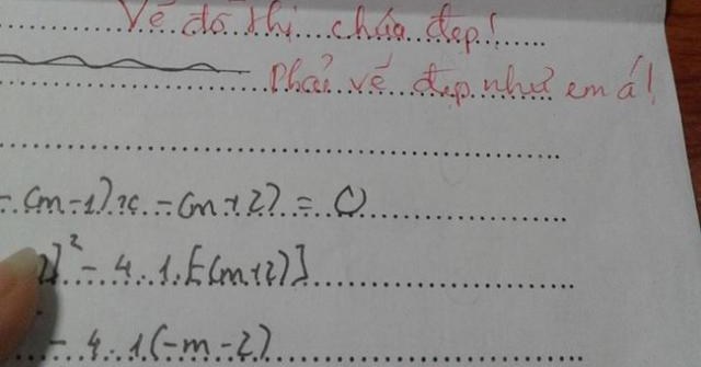 Cô giáo ghi lời phê siêu dễ thương, teen nhận bài dù bị chê nhưng vẫn thích thú
