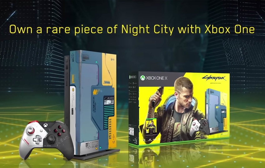 Lộ diện bộ Xbox One X Limited Edition phỏng theo phong cách Cyberpunk 2077