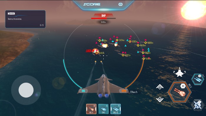 Tham gia vào những cuốc chiến đấu trên không trong tựa game Air Battle Mision