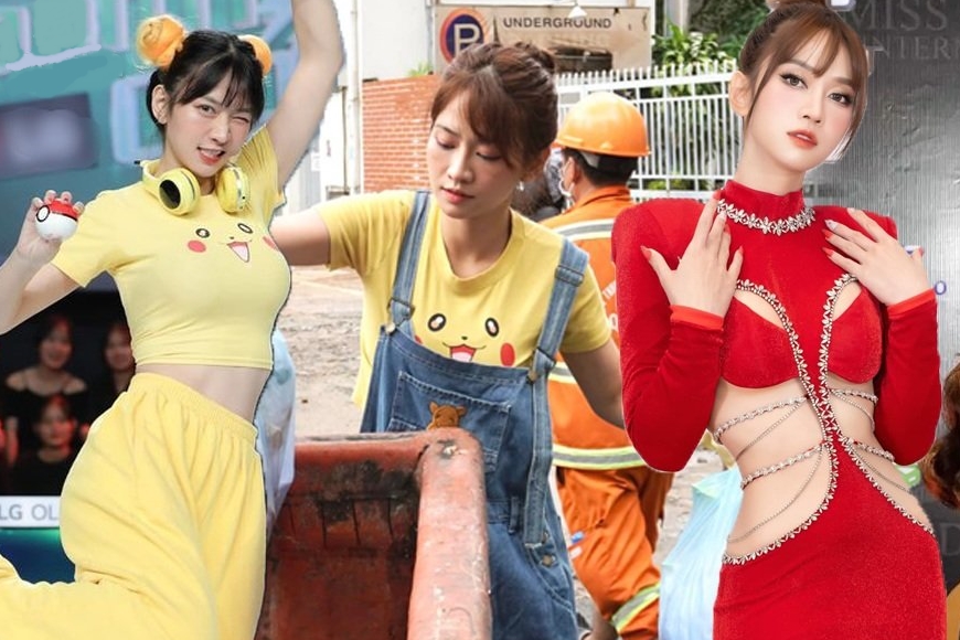 Lê Bống từ hotgirl chỉ biết mặc áo pikachu, đến diện đồ đụng hàng cả Hoa hậu, 