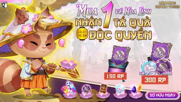 Ra mắt Vé Hoa Linh Lục Địa – Mua vé giá rẻ, mở khóa nhiệm vụ và quà tặng độc quyền từ 23/07 đến 25/08