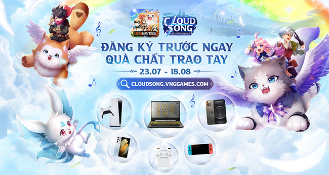 Cloud Song VNG mở sự kiện đăng ký sớm với quà khủng đến 1 tỷ đồng