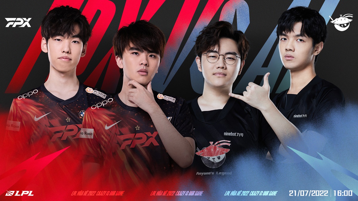 Nhận định LPL mùa Hè 2022 tuần 7 ngày 21/7: FPX vs AL, EDG vs LGD