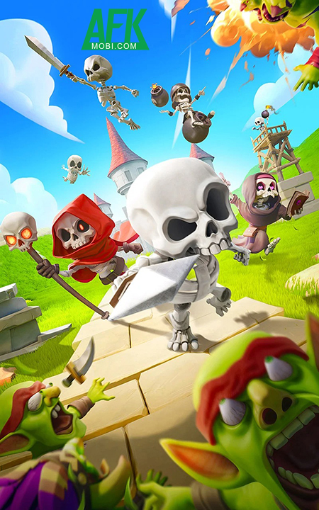 Bảo vệ vương quốc xương của bạn trong game phòng thủ Skull Rush