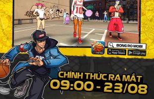 Bóng Rổ Mobi VNG tặng game thủ 200 giftcode chào mừng Close Beta vào 9h ngày 23/8