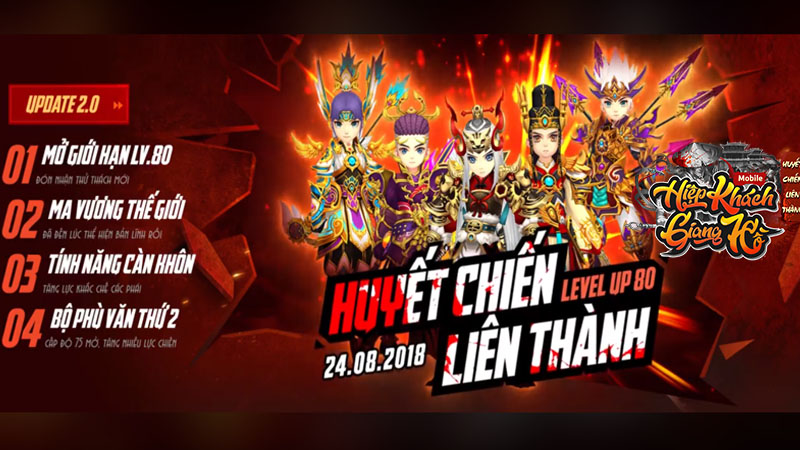 Update 2 lần trong 1 tháng, Hiệp Khách Giang Hồ Mobile cho game thủ “no nê” cày cuốc