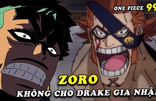 Spoiler One Piece chap 991: Cửu Hồng Bao quyết tử chiến đấu với Kaido, Zoro phản đối X-Drake kết liên minh