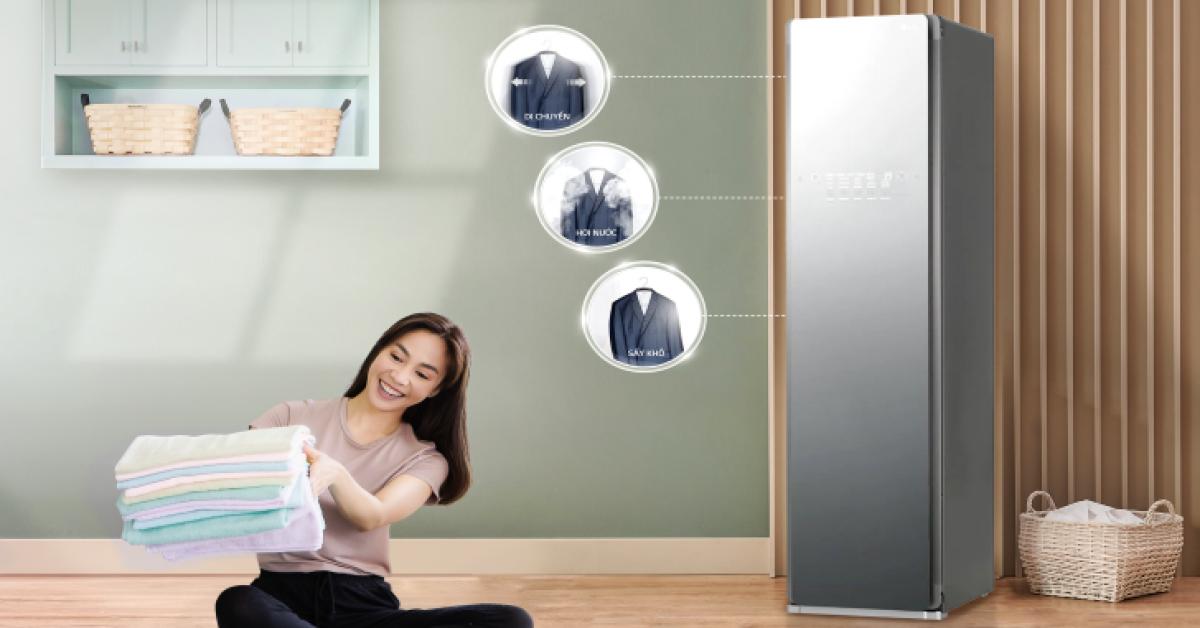 LG Styler 3 móc mặt gương kính mới: Phiên bản tủ chăm sóc quần áo được ước ao nhất hiện nay