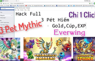 Vừa gây sốt được vài ngày, EverWing đã xuất hiện hack tràn lan