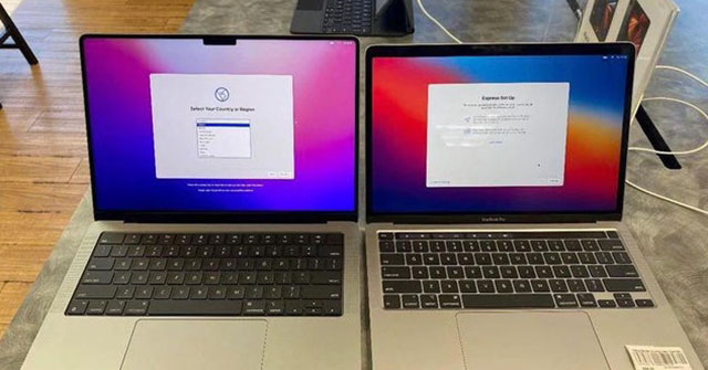 Chưa lên kệ, MacBook Pro 14 inch và 16 inch đã rầm rộ xuất hiện