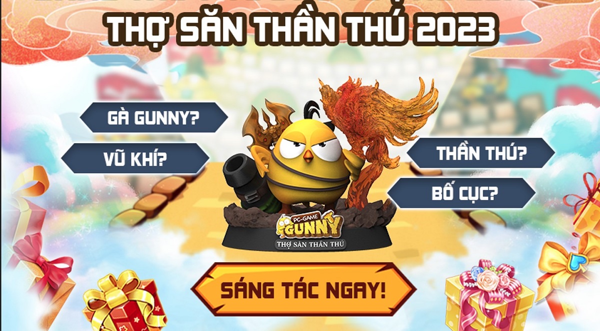 Game thủ Gunny PC trổ tài thiết kế Tượng Thợ Săn Thần Thú 2023 – ý tưởng từ mới mẻ đến táo bạo 