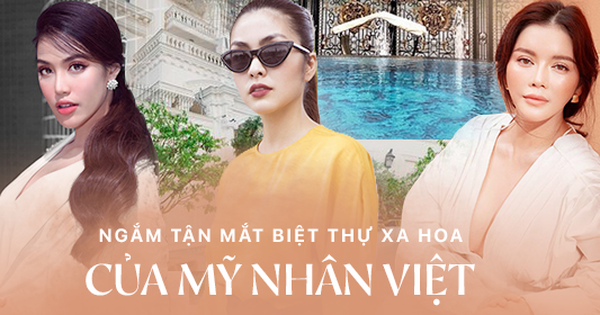 Bên trong biệt thự của dàn mỹ nhân Việt: Dát vàng, sang như khách sạn 5 sao, nhà Hà Tăng lên hẳn KBS Hàn Quốc