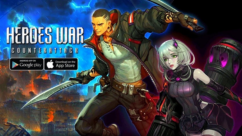 Heroes War: Counterattack - game mới nhập vai zombie trên di động