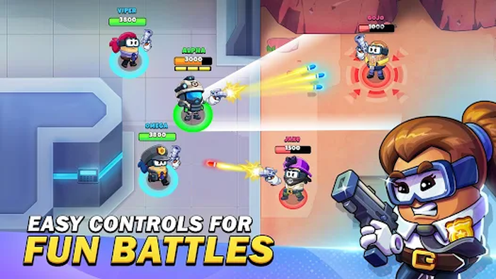 Battle Stars 3v3 Multiplayer Tựa game hành động chiến thuật mở đăng ký trước trên Mobile