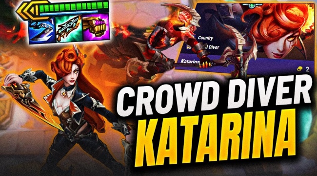 ĐTCL Mùa 10: Cuồng Nhiệt leo rank với đội hình reroll Katarina