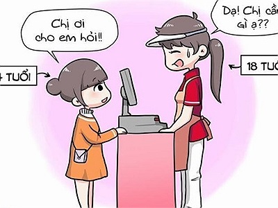 Tranh vui: Chỉ có chân ngắn mới có những đặc quyền dưới đây