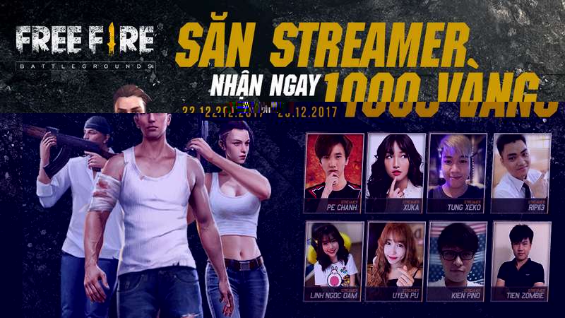 Free Fire treo thưởng hấp dẫn cho game thủ để 