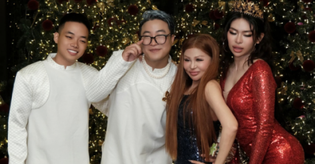 Cận cảnh tiệc Noel xa hoa của rich kid từng là fan Ngọc Trinh