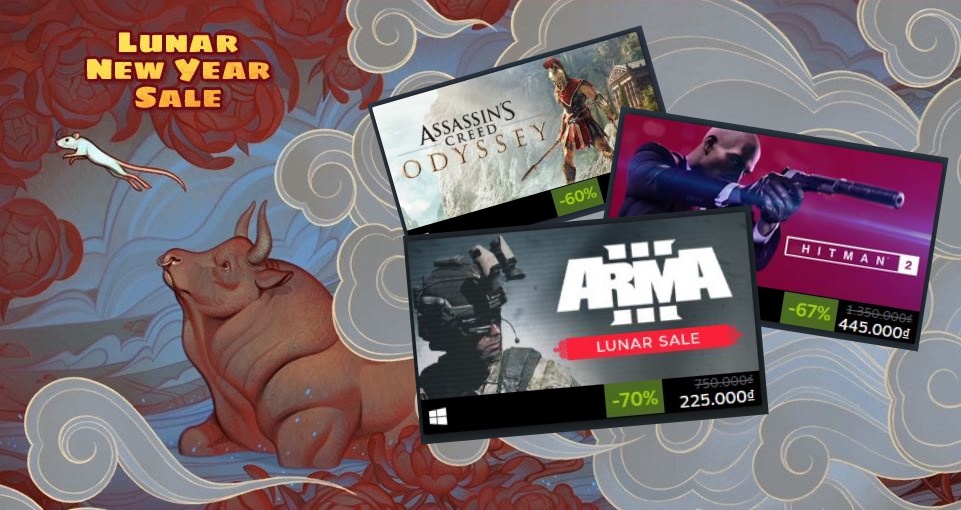 Steam bất ngờ mở Lunar New Year Sale vào đúng 30 Tết, nhiều game khủng giảm giá kèm lì xì thú vị